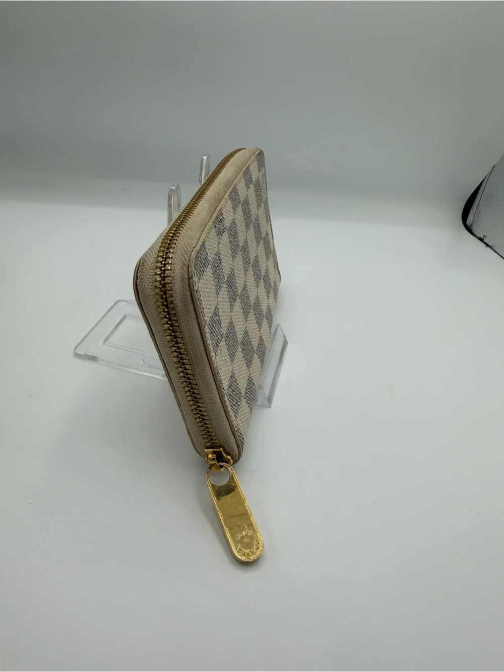 Louis Vuitton Damier Azur Zip Wallet - Compact Long